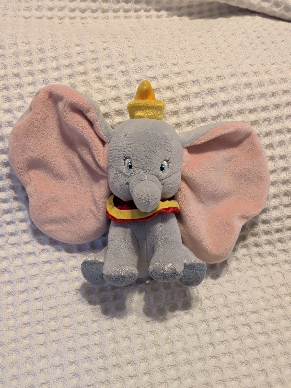 Disney Dumbo Plush - Gray with Pink Ears and Gold Hat